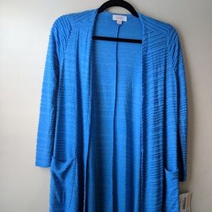 Lularoe Sarah Duster XS Blue
